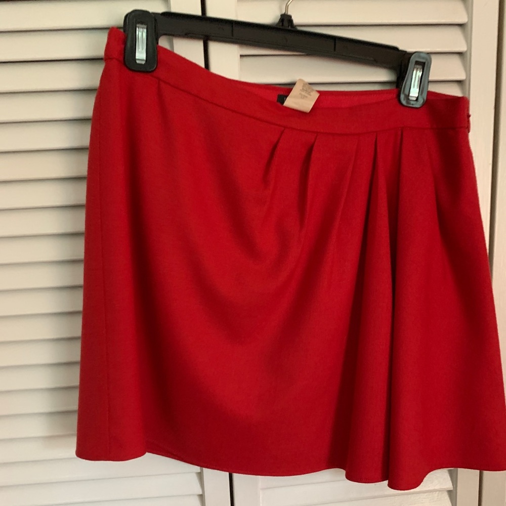 J.Crew Red Skirt